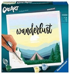 Ravensburger 4005556202690 Creart Wanderlust 20 x 20 cm aikuisten taiteen numero hinta ja tiedot | Maalaa numeroiden mukaan | hobbyhall.fi