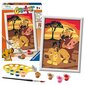 Ravensburger Creart Lion King Numbers for Children - maalaus taiteet ja käsityösarjat 7 -vuotiaana hinta ja tiedot | Maalaa numeroiden mukaan | hobbyhall.fi