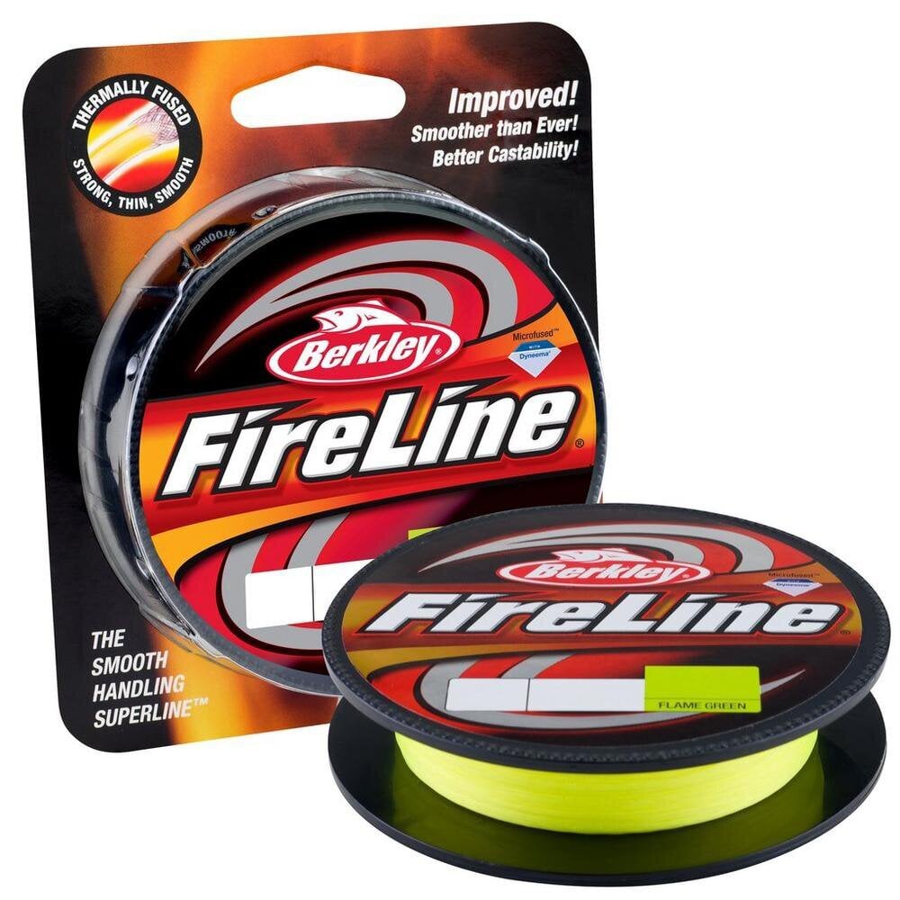 Braided Line Berkley Fireline 17mm 150m Flame Green hinta ja tiedot | Siimat | hobbyhall.fi