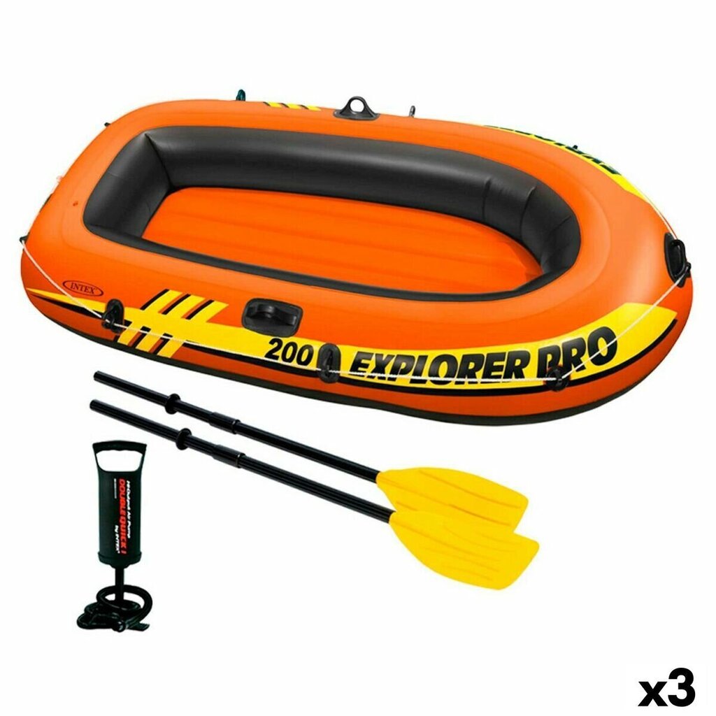 Kumivene Intex Explorer Pro, 196x33x102cm hinta ja tiedot | Puhallettavat vesilelut ja uima-asusteet | hobbyhall.fi