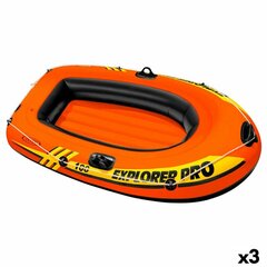 Kumivene Intex Explorer Pro, 160x29x94cm, oranssi hinta ja tiedot | Puhallettavat vesilelut ja uima-asusteet | hobbyhall.fi