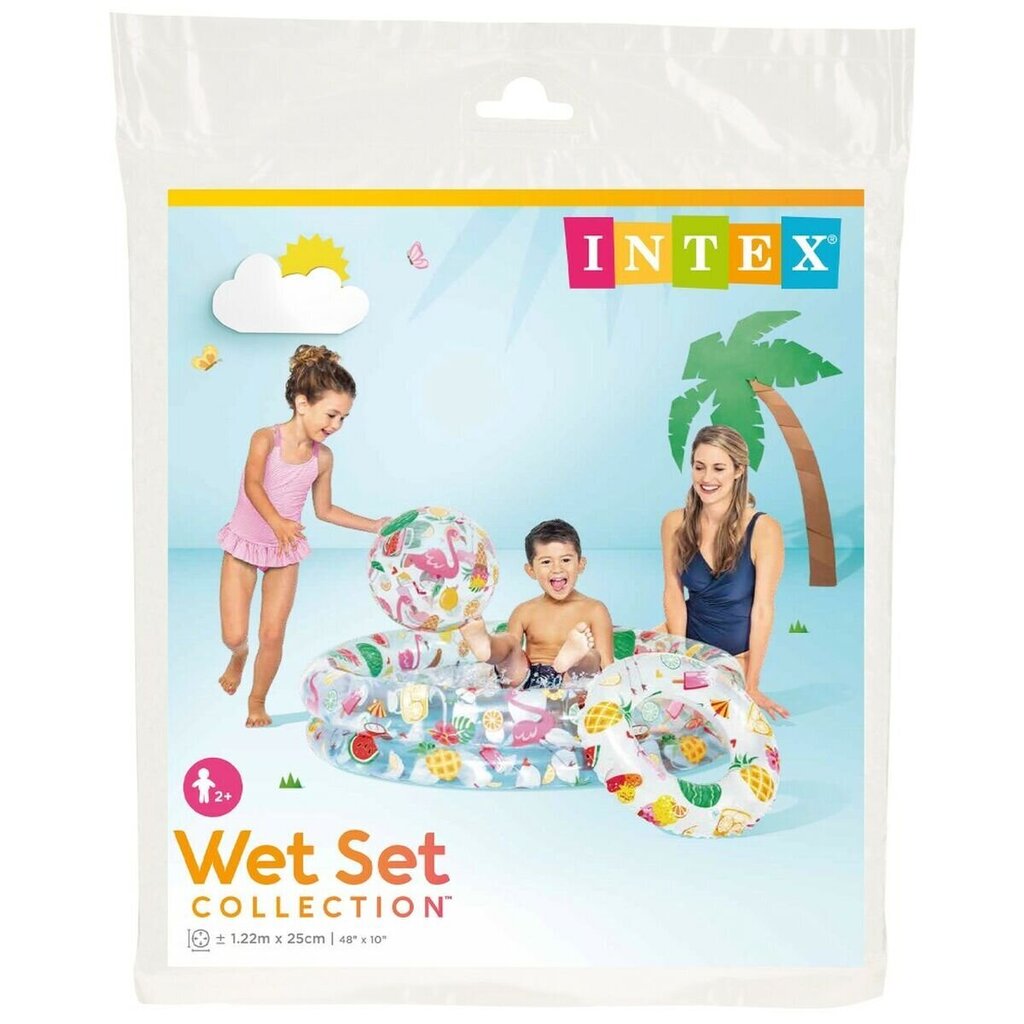 Ilmatäytteinen allas Intex, 122x25cm hinta ja tiedot | Uima-altaat | hobbyhall.fi