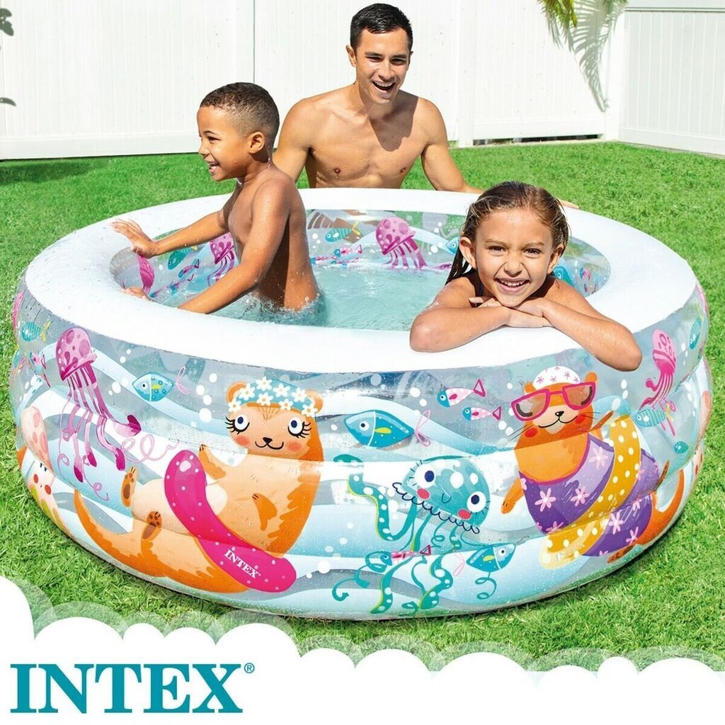 Ilmatäytteinen lastenallas Intex, 152x56x152cm, eri värejä hinta ja tiedot | Uima-altaat | hobbyhall.fi