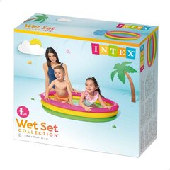 Ilmatäytteinen allas Intex Sunset, 114x25x114cm hinta ja tiedot | Uima-altaat | hobbyhall.fi