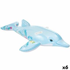 Ilmatäytteinen allasfiguuri Intex, 175x38x66cm, sininen hinta ja tiedot | Puhallettavat vesilelut ja uima-asusteet | hobbyhall.fi