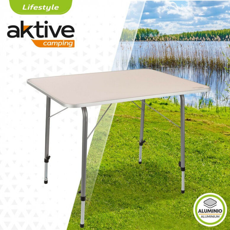 Kokoontaittuva pöytä Aktive, 80 x 69 x 60 cm hinta ja tiedot | Retkeilyvarusteet | hobbyhall.fi