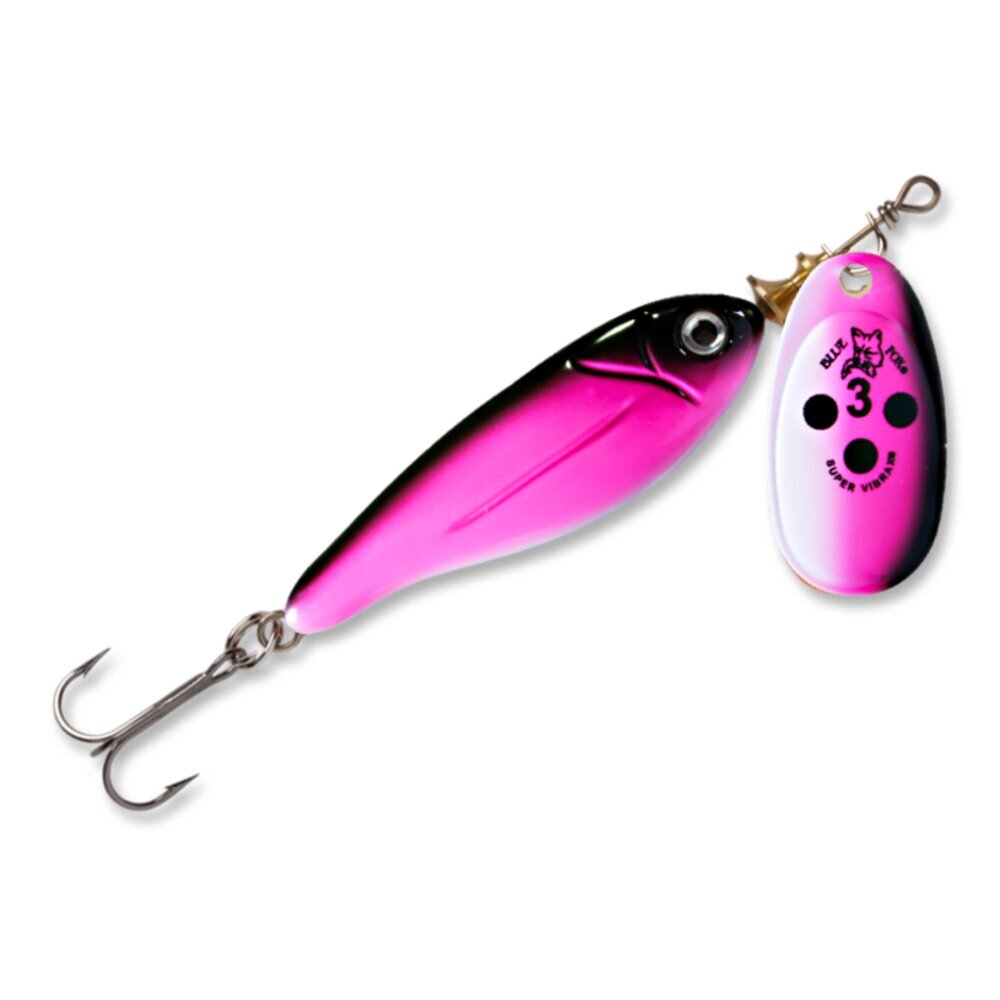 Luonut Blue Fox Minnow Super Vibrax BFMSV2 9g CBP hinta ja tiedot | Vieheet ja uistimet | hobbyhall.fi