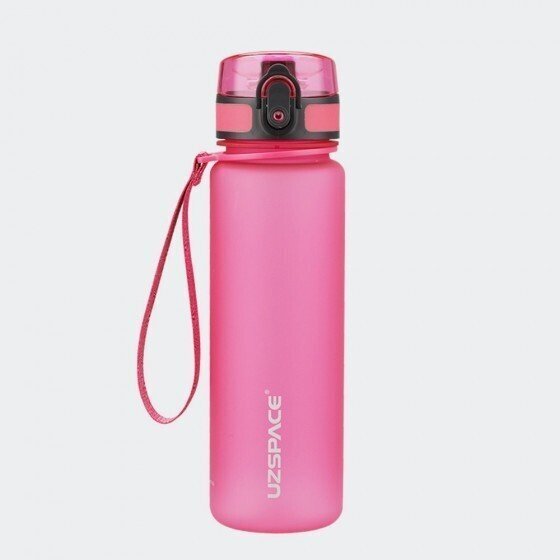 Juoma UZSPACE TRITAN 500 ml, BPA-vapaa muovi - 3026-PINK hinta ja tiedot | Juomapullot | hobbyhall.fi