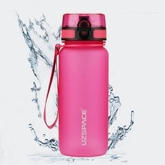 Juomaastia UZSPACE TRITAN 650 ml, BPA-vapaa muovi - 3037-PINK - Pinkki hinta ja tiedot | Juomapullot | hobbyhall.fi