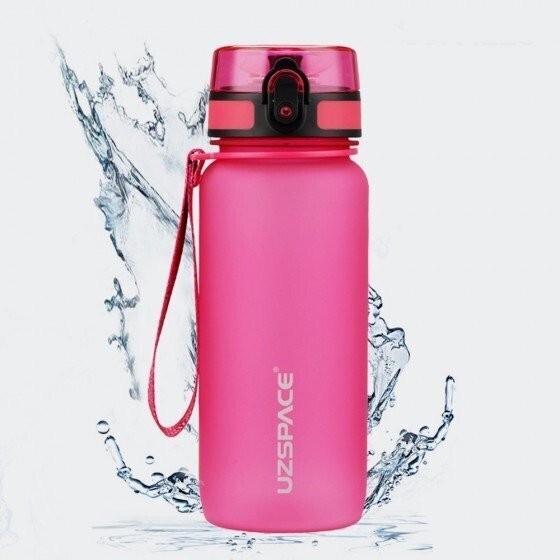 Juomaastia UZSPACE TRITAN 650 ml, BPA-vapaa muovi - 3037-PINK - Pinkki hinta ja tiedot | Juomapullot | hobbyhall.fi