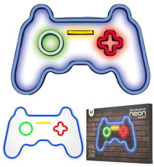 Neon LED Gamepad koristeellinen seinävalaisin yövalo 27.5x41x1.6 monivärinen monivärinen hinta ja tiedot | Riippuvalaisimet | hobbyhall.fi