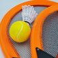 Lasten tennismailasetti pallon kanssa, Woopie, oranssi hinta ja tiedot | Pihapelit ja ulkopelit | hobbyhall.fi