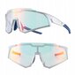 Polkupyörän aurinkolasit Photochromic Frame SP291-WHITE hinta ja tiedot | Urheilulasit | hobbyhall.fi