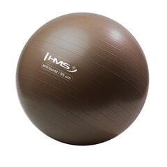 Voimistelupallo HMS YB02N Gym Ball 65 cm, ruskea hinta ja tiedot | Voimistelupallot | hobbyhall.fi