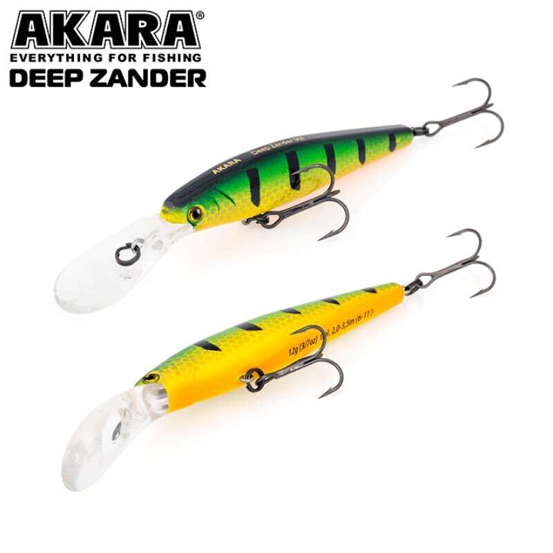 Vaapu Akara Deep Zander 90F, 12g hinta ja tiedot | Vieheet ja uistimet | hobbyhall.fi