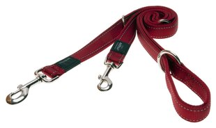 20mm Fanbelt monikäyttöinen koiranhihna, punainen heijastava, Rogz hinta ja tiedot | Koiran talutushihnat | hobbyhall.fi