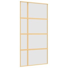 Liukuovi kultainen 102,5x205cm lasi/alumiini 155195 hinta ja tiedot | Sisäovet | hobbyhall.fi