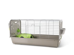 Cage Caesar 3 Knock Down 100x50x51cm hopea/lämmin harmaa hinta ja tiedot | Pieneläinten häkit ja tarvikkeet | hobbyhall.fi