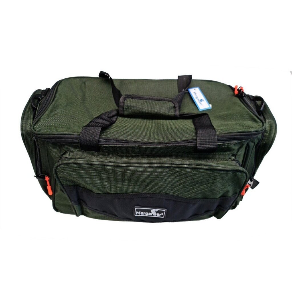 Käsilaukku, 600D, 58x23x29cm, Merganser hinta ja tiedot | Kalastuspakit, kalastuslaukut ja vieherasiat | hobbyhall.fi