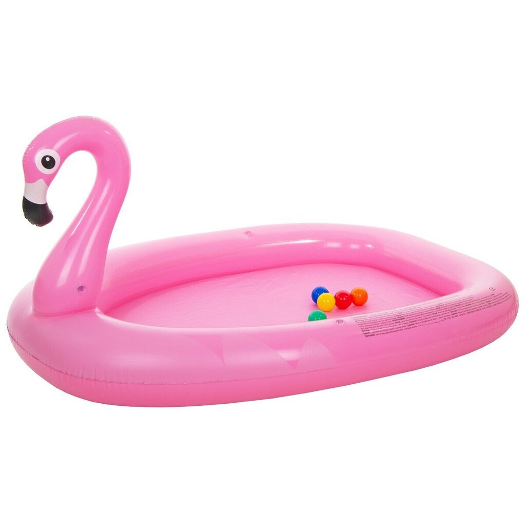 Lasten allas liukumäellä 213x123x78 cm, flamingo hinta ja tiedot | Uima-altaat | hobbyhall.fi