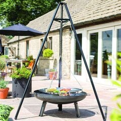 RedFire Kolmijalkagrilli musta 172 cm BBQ TRIPOD hinta ja tiedot | Grillitarvikkeet ja -välineet | hobbyhall.fi