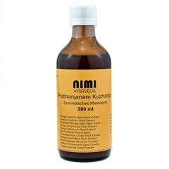 Rentouttava hierontaöljy kuivalle iholle Prabhanjanam Kuzhampu, Nimi Ayurveda, 200 ml hinta ja tiedot | Nimi Ayurveda Erotiikkatuotteet | hobbyhall.fi