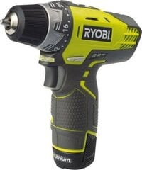 Porakone/ ruuvinväännin Ryobi 12V (2 x 1,3 Ah) hinta ja tiedot | Akkuporakoneet ja ruuvinvääntimet | hobbyhall.fi