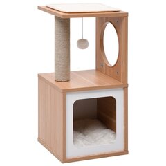 vidaXL Kissan kiipeilypuu sisal-raapimismatolla 60 cm hinta ja tiedot | Raapimispuut ja kiipeilypuut | hobbyhall.fi