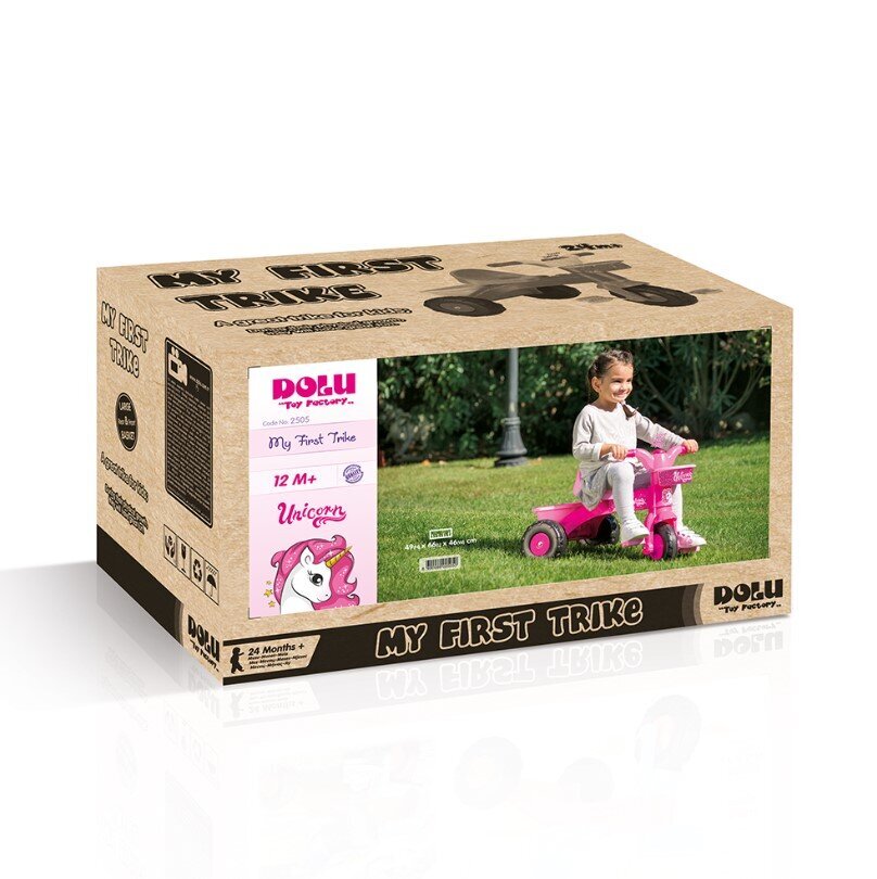 Kolmipyörä Dolu Unicorn 25050 hinta ja tiedot | Kolmipyörät | hobbyhall.fi