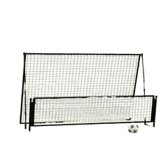 vidaXL 2 in 1 Jalkapallon palauttaja maali 202x104x120 cm teräs hinta ja tiedot | Jalkapallomaalit ja verkot | hobbyhall.fi