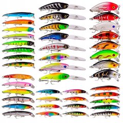 Wobblersarja HAPPY SANDAK OOKOŃ LURE 43kpl 4-8g 4.5-10cm varten hinta ja tiedot | Vieheet ja uistimet | hobbyhall.fi