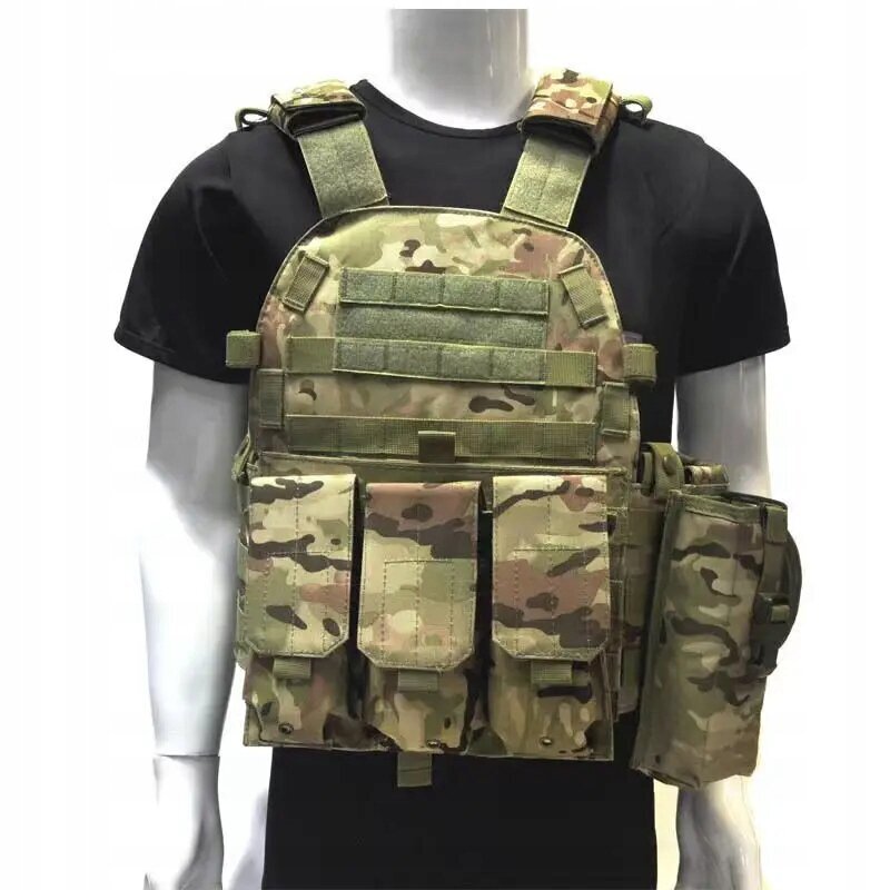 SOTILAS TAKTINEN LIIVI 600D MOLLE KUORMAUKSET Uni Musta hinta ja tiedot | Metsästystarvikkeet | hobbyhall.fi