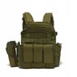 SOTILAS TAKTINEN LIIVI 600D MOLLE KUORMAT Uni Vihreä hinta ja tiedot | Metsästystarvikkeet | hobbyhall.fi