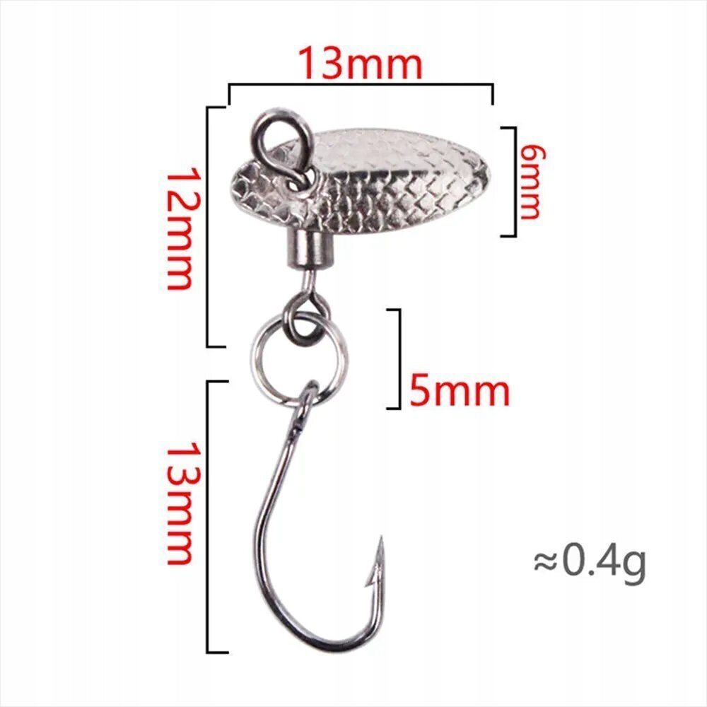 Mini HARVEST BLADDER Taimen OYDEN Sandpiper Särki 0.4g 1.3cm hinta ja tiedot | Vieheet ja uistimet | hobbyhall.fi