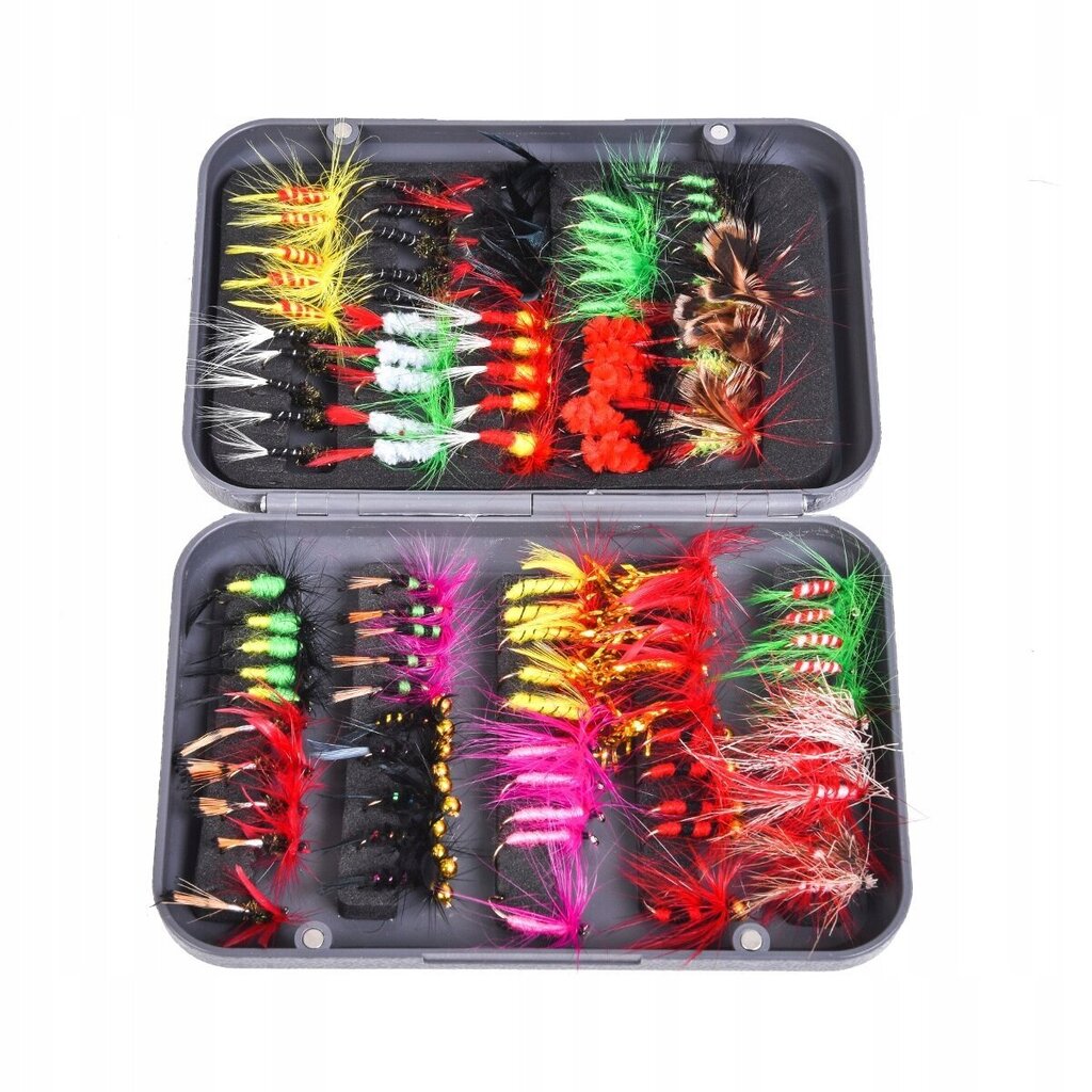 FLYING RIBBON FLYING BRZNA Nymphs Moths KIT 100kpl hinta ja tiedot | Vieheet ja uistimet | hobbyhall.fi