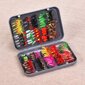 FLYING RIBBON FLYING BRZNA Nymphs Moths KIT 100kpl hinta ja tiedot | Vieheet ja uistimet | hobbyhall.fi