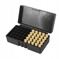 AMMUNITION CASE 9mm BLACK SAFE PISTOL 50 paikkaa hinta ja tiedot | Metsästystarvikkeet | hobbyhall.fi