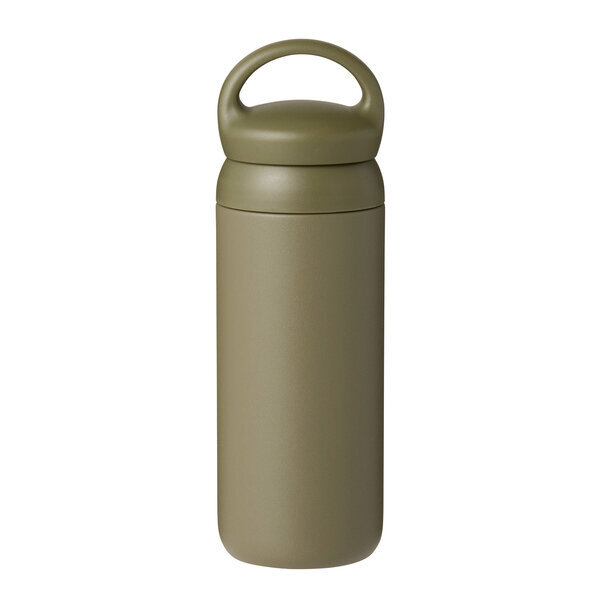 KINTO - DAY OFF matkapullo Khaki 500ml hinta ja tiedot | Juomapullot | hobbyhall.fi