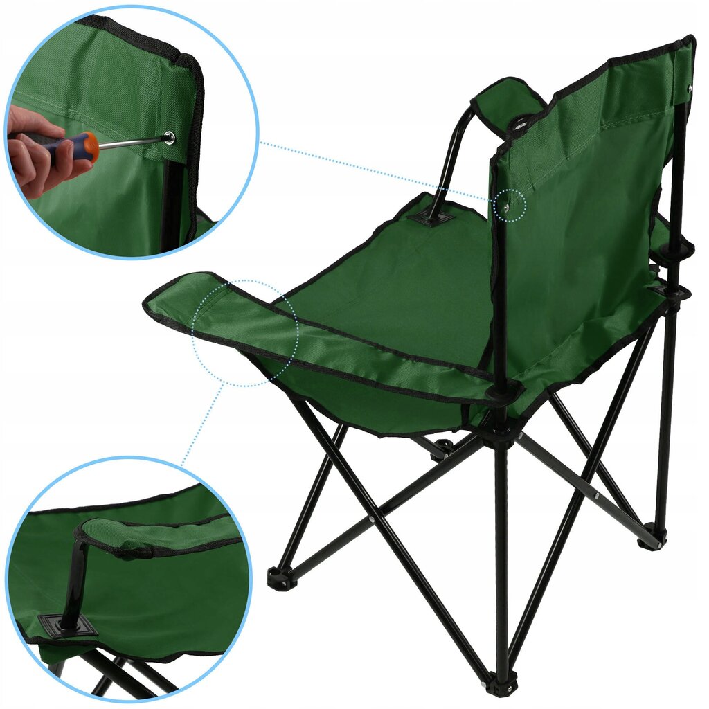 Camping Fishing Tourist Chair xl hinta ja tiedot | Puutarhakalusteet | hobbyhall.fi