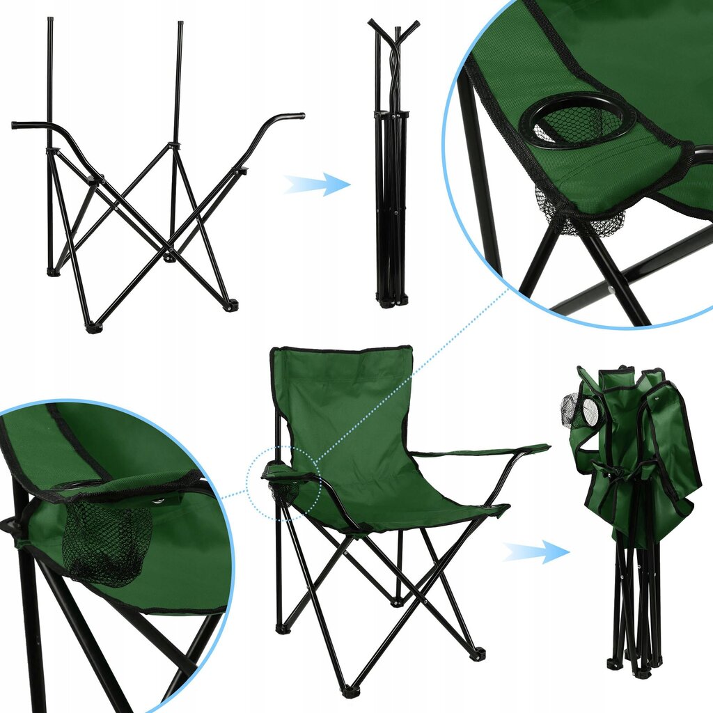 Camping Fishing Tourist Chair xl hinta ja tiedot | Puutarhakalusteet | hobbyhall.fi