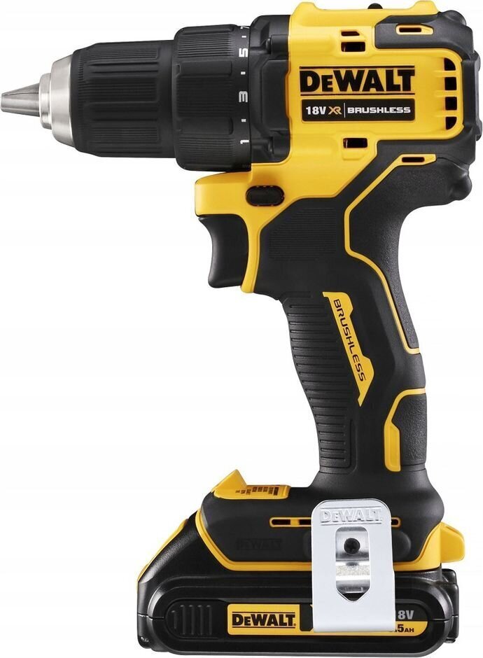 DeWalt- pora DCD708S2T-QW 18 V; 2x1,5AH hinta ja tiedot | Akkuporakoneet ja ruuvinvääntimet | hobbyhall.fi