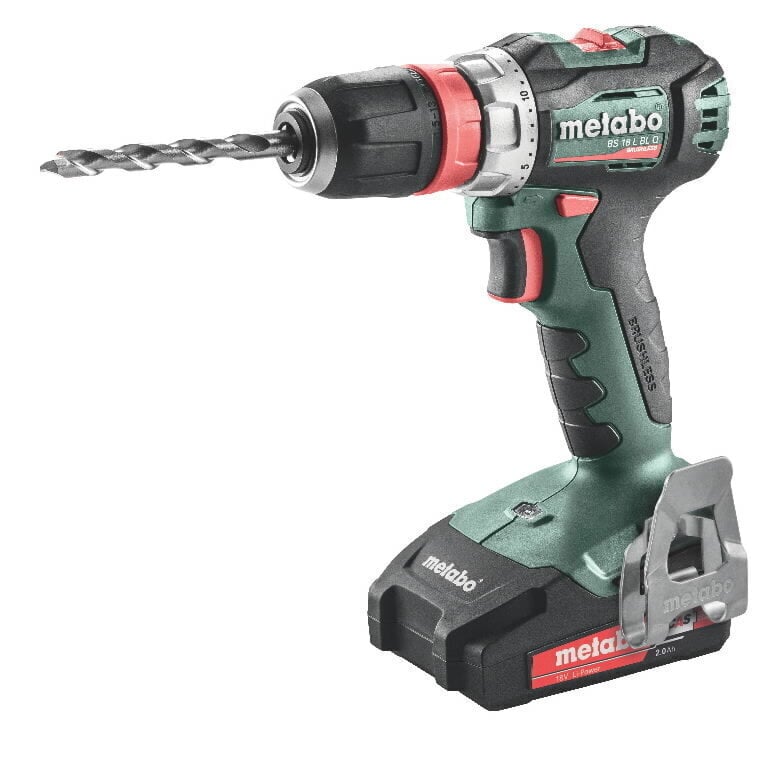 Metabo akkuporakone BS 18 L BL Q / 2x2,0 Ah hinta ja tiedot | Akkuporakoneet ja ruuvinvääntimet | hobbyhall.fi