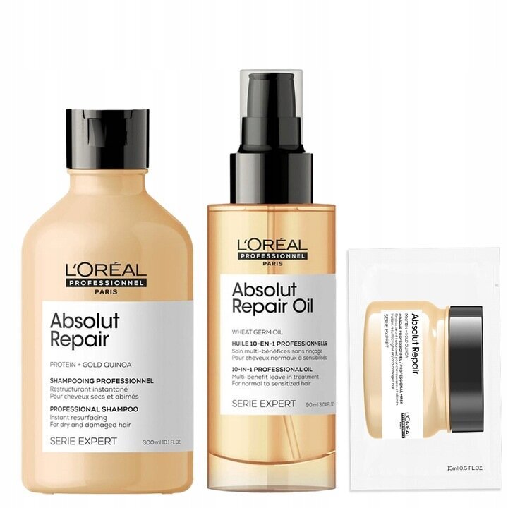 L'Oreal Absolut Repair hinta ja tiedot | Naamiot, öljyt ja seerumit | hobbyhall.fi