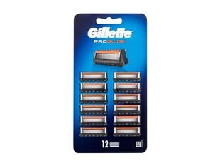 Parranajopäät Gillette ProGlide miehille, 12 kpl hinta ja tiedot | Parranajo ja karvanpoisto | hobbyhall.fi