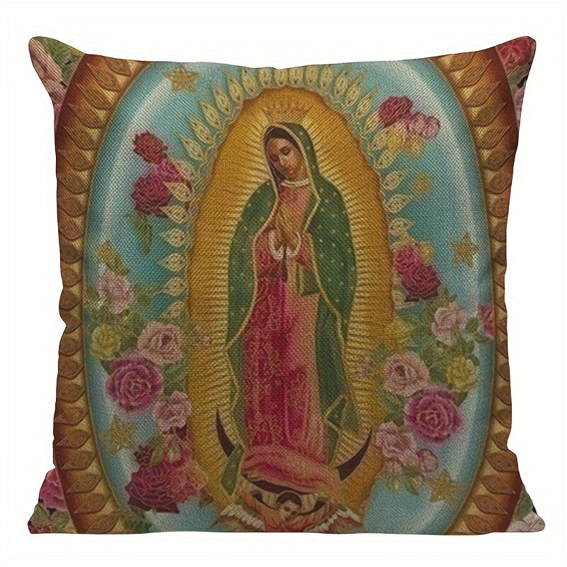 '1 kpl tyynynpäällinen meidän lady guadalupe meksikolainen pyhimys neitsyt maria ' hinta ja tiedot | Koristetyynyt ja tyynynpäälliset | hobbyhall.fi