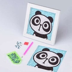 Timanttimosaiikki "Surprised panda" 15x15cm hinta ja tiedot | Timanttimaalaukset | hobbyhall.fi