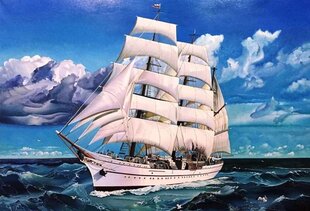 Timanttimosaiikki "Brigantine on the waves" 30x40cm hinta ja tiedot | Timanttimaalaukset | hobbyhall.fi