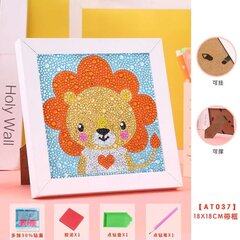 Timanttimosaiikki "Lion" 15x15cm hinta ja tiedot | Timanttimaalaukset | hobbyhall.fi