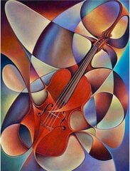 Timanttimosaiikki "Obstraction- violin" 30x40cm hinta ja tiedot | Timanttimaalaukset | hobbyhall.fi