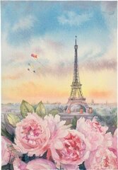 Timanttimosaiikki "Peonies in Paris" 30x40cm hinta ja tiedot | Timanttimaalaukset | hobbyhall.fi